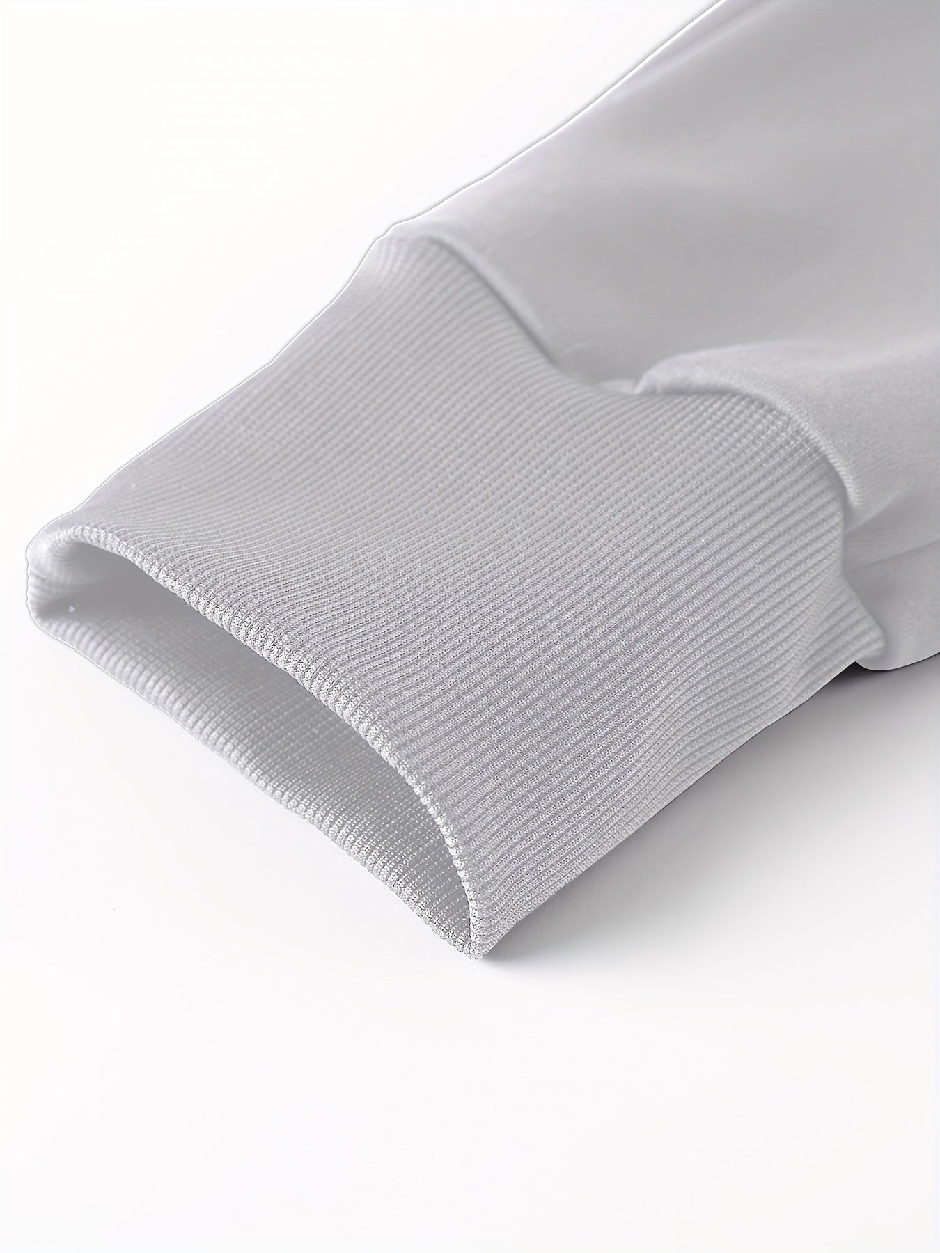 Տղամարդու առօրյա նորաձև կոստյումի հավաքածու՝ պոլիեսթերից, կանգնած օձիքով, կայծակաճարմանդով բաճկոն և լարով տաբատ՝ գարնանային/աշնանային համար