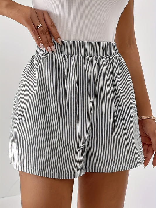 2024 թվականի ամառային ազատ ազատ գծավոր շորտեր