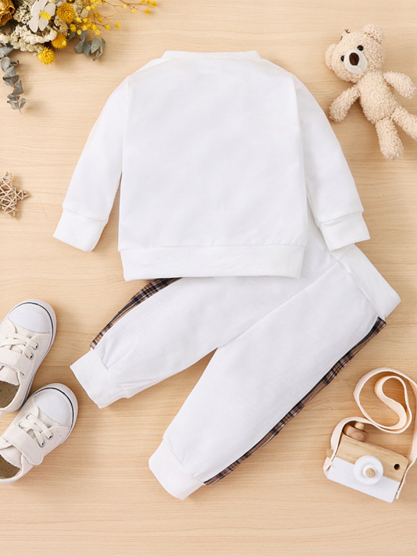 Toddler Baby Boy Clothes Outdoor Set Long Sleeve Sweatshirt Top Casual Pants Fall Winter Outfit Sweatsuit - ayq