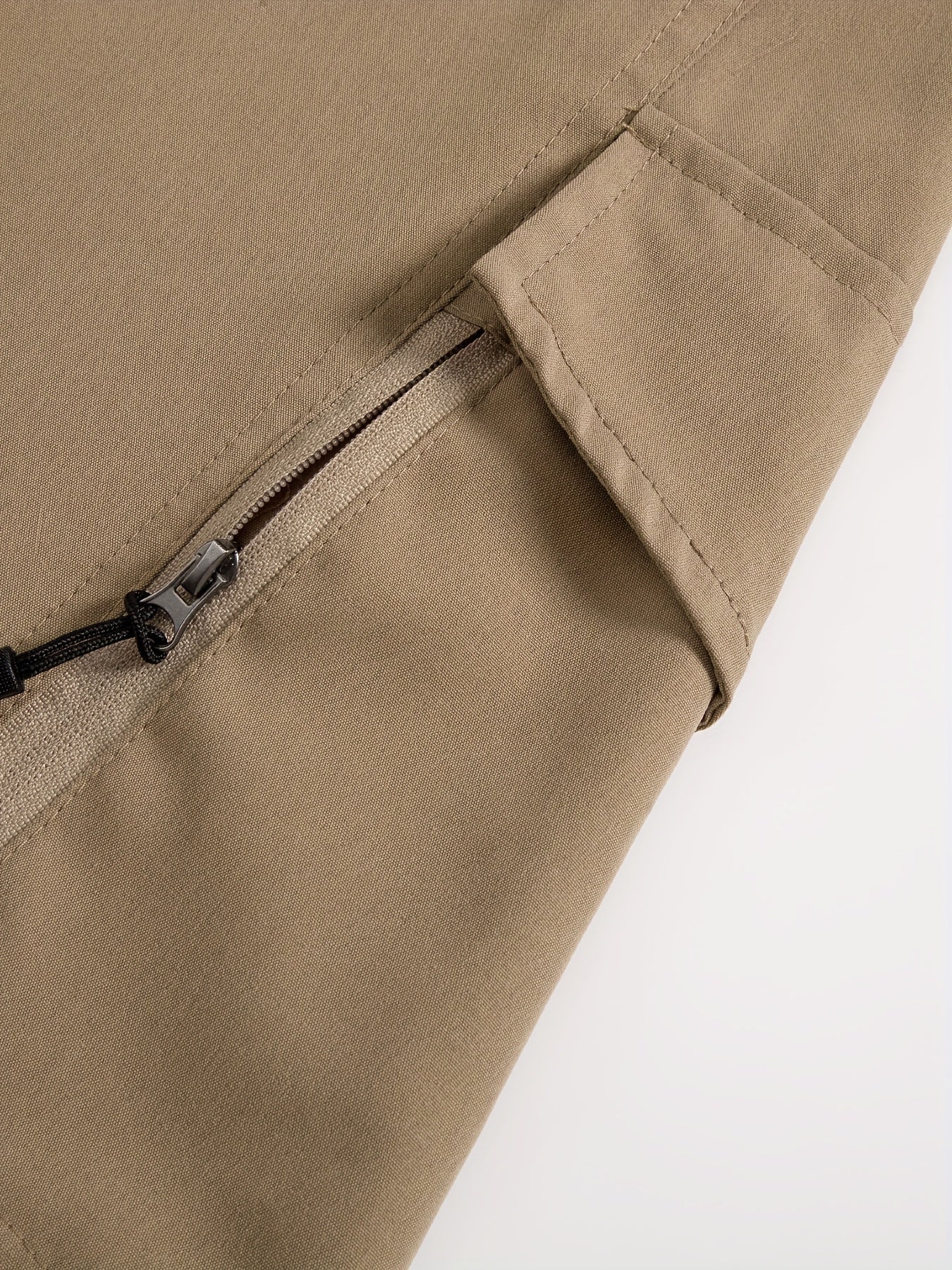 Men's Convertible Hiking Pants - Durable, Zip-Off Cargo Trousers for Fishing & Running, Casual Outdoor Wear with Pockets - ayq