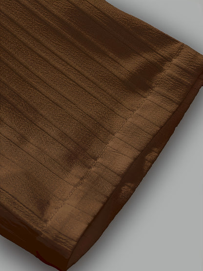 2-Piece Men's Summer Striped Polyester Suit, Short Sleeve Stand Collar Shirt and Drawstring Pants, Non-Stretch Fabric, Suitable for Casual Wear and Beach Vacation, Solid Color