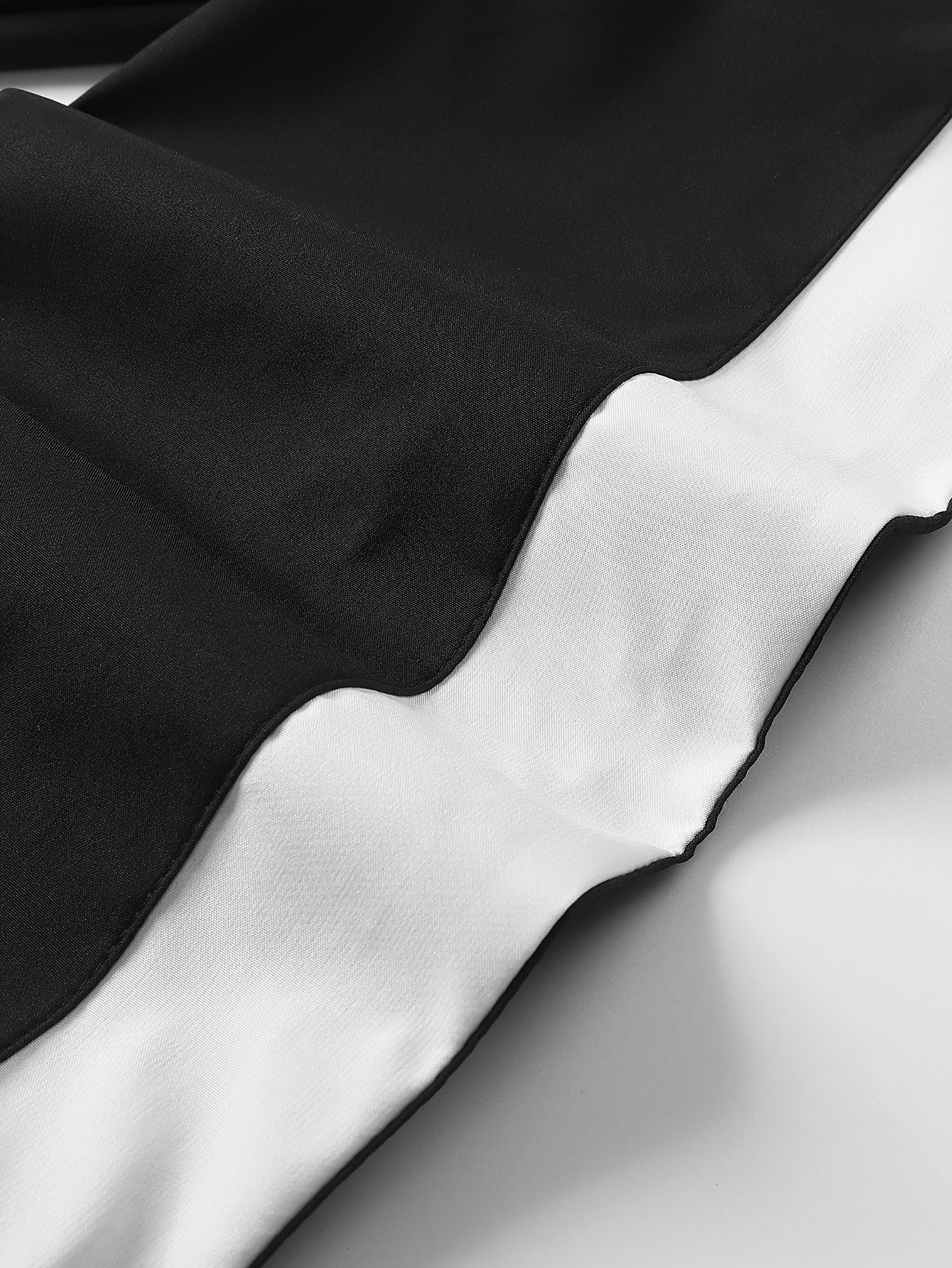 Men'S Casual Sportswear Set - 2pcs Autumn Fashionable Lightweight Fleece Jacket & Pants, Black & White with Red & Gray Accents, Perfect for Outdoor Activities & Casual Wear, Outdoor Casual Wear | Stylish Sportswear | Comforta