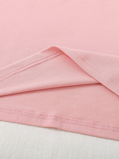 Circle Chic թիթեռի նախշերով շապիկ - նրբագեղ դիզայն, կլոր վզնոցով ամենօրյա վերնաշապիկ - շնչող և թեթև, իդեալական է գարուն/ամառ զգեստապահարանի համար