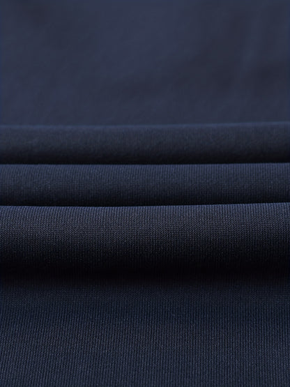 Տղամարդու առօրյա նորաձև կոստյումի հավաքածու՝ պոլիեսթերից, կանգնած օձիքով, կայծակաճարմանդով բաճկոն և լարով տաբատ՝ գարնանային/աշնանային համար