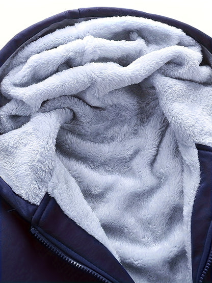 Աշնանային և ձմեռային տղամարդու սպորտային առօրյա կոստյում, տղամարդու թավշյա հաստ սպորտային կոստյում, գլխարկով բացվող մարզական կոստյում, տաք տնային կոստյում, երկու մասից բաղկացած հավաքածու