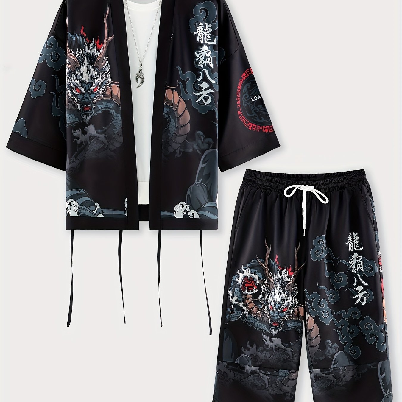 Տղամարդկանց Dragon Bafa կարճ կիմոնոյի հավաքածու