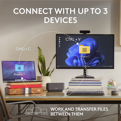 Logitech MX Anywhere 3S Compact Wireless Mouse, Fast Scrolling, 8K DPI Any-Surface Tracking, Quiet Clicks, Programmable Buttons, USB C, Bluetooth, Windows PC, Linux, Chrome, Mac - Graphite