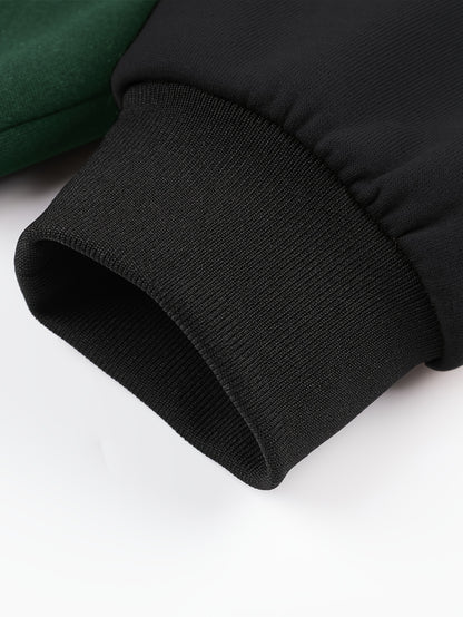 Տղամարդու «ԲՐՈՒՔԼԻՆ» նախշերով գունային արգելափակումներով գլխարկով բաճկոն, գարնանային և աշնանային զբոսանքի համար նախատեսված առօրյա պրեպի ոճի վերարկու՝ որպես նվեր