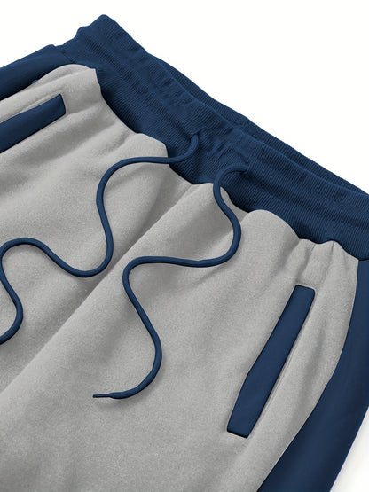 Տղամարդու առօրյա վերնաշապիկի հավաքածու՝ աշնանային և ձմեռային համար, որը ներառում է գլխարկով սվիտեր և սպորտային կարդիգան՝ պատչվորք դիզայնով։