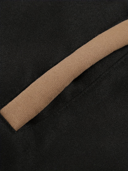 Տղամարդու «ԲՐՈՒՔԼԻՆ» նախշերով գունային արգելափակումներով գլխարկով բաճկոն, գարնանային և աշնանային զբոսանքի համար նախատեսված առօրյա պրեպի ոճի վերարկու՝ որպես նվեր