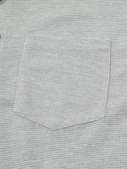 Տղամարդու առօրյա գլխարկով բաճկոն - փափուկ, շնչող պոլիեսթերից՝ կոճակներով դիզայնով և գրպաններով | Հիանալի է գարնանային, աշնանային և բացօթյա գործունեության համար, երկար թևքերով, նորաձև, ամենօրյա, հանգստի ոճով, ավանդական տարբերակով