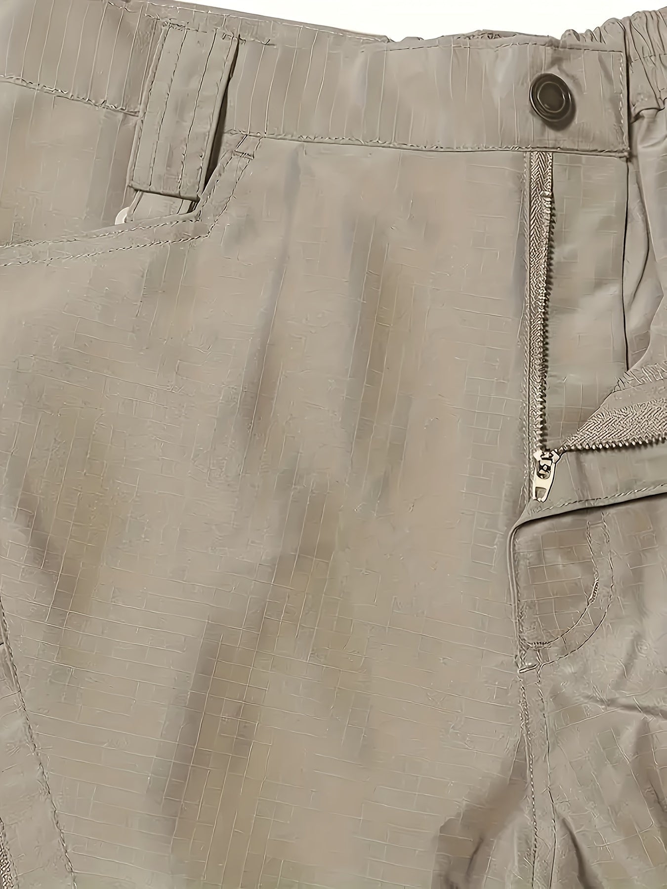 Տղամարդկանց տակտիկական տաբատ պոլիեսթեր 100% սպորտային ոճով, չձգվող պինդ բեռների տաբատ՝ գրպաններով արշավների և պատահական հանգստյան օրերի համար, չորս սեզոնային հագուստ, սովորական պիտանի մեծահասակների հյուսված տաբատ