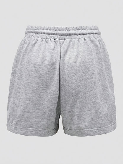 Կանացի սպորտային շորտեր, 100% պոլիեսթեր տրիկոտաժե գործվածք, մուլտֆիլմ սարդոստայնի նախշ, թեթև 250 գ/մ², բազմակողմանի գարուն/ամառ/աշուն