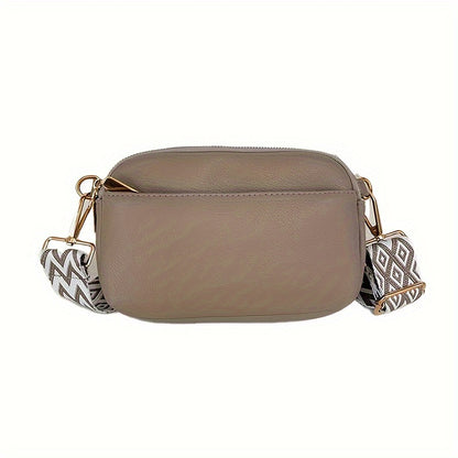 Mini Crossbody Bag for Women, Wide Strap Square Wallet, Stylish Shoulder Bag. - Ayq