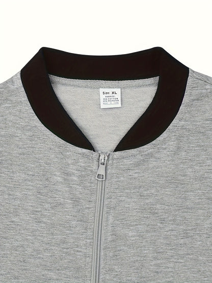 Տղամարդու թեթև, կանգնած օձիքով բաճկոն՝ ձիթապտղի կանաչ, փափուկ, կայծակաճարմանդով բաճկոն՝ գրպաններով, սովորական չափսի՝ գարնանային/աշնանային արշավների և առօրյա բացօթյա հագուստի համար, արշավային պարագաներ