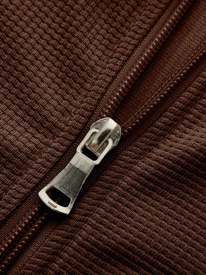 1 հատ տղամարդու ամենօրյա պոլիեսթերային կայծակաճարմանդով բաճկոն՝ օձիքով, միագույն, թեթևակի ձգվող, հյուսված կտորից, սովորական չափսերով, առանց աստառի - Գարուն/աշուն վերնազգեստ