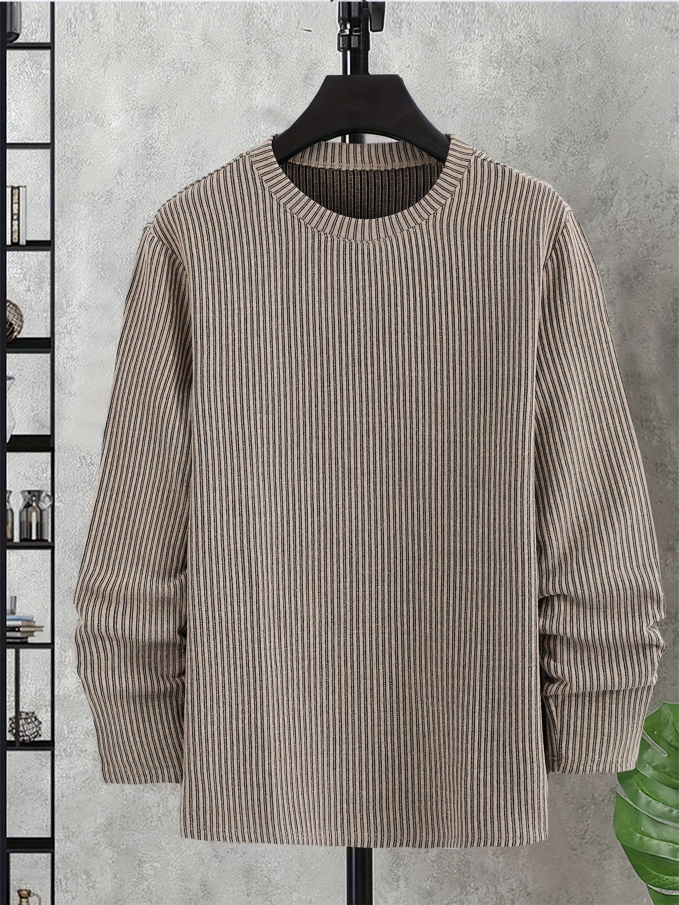 Տղամարդու տրիկոտաժե սվիտեր, գարուն/աշուն ոճի, երիզավոր մարզաշապիկ, ժակարդ, առօրյա, նորաձև, բացօթյա վերնաշապիկ