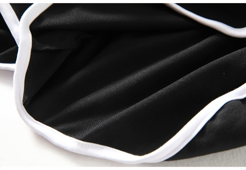 Կոնտրաստ կապող պատահական սպորտային շորտեր, ազատ շորտեր, կանացի ակտիվ հագուստ