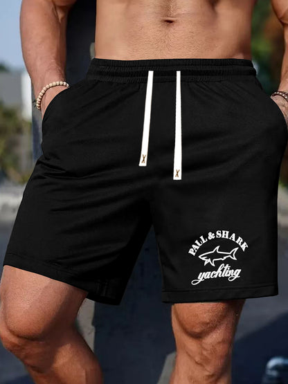 Տղամարդկանց նորաոճ պրինտ շորտեր՝ զբոսանավերի նախշերով, պարաններով պատահական ամառային շորտեր: