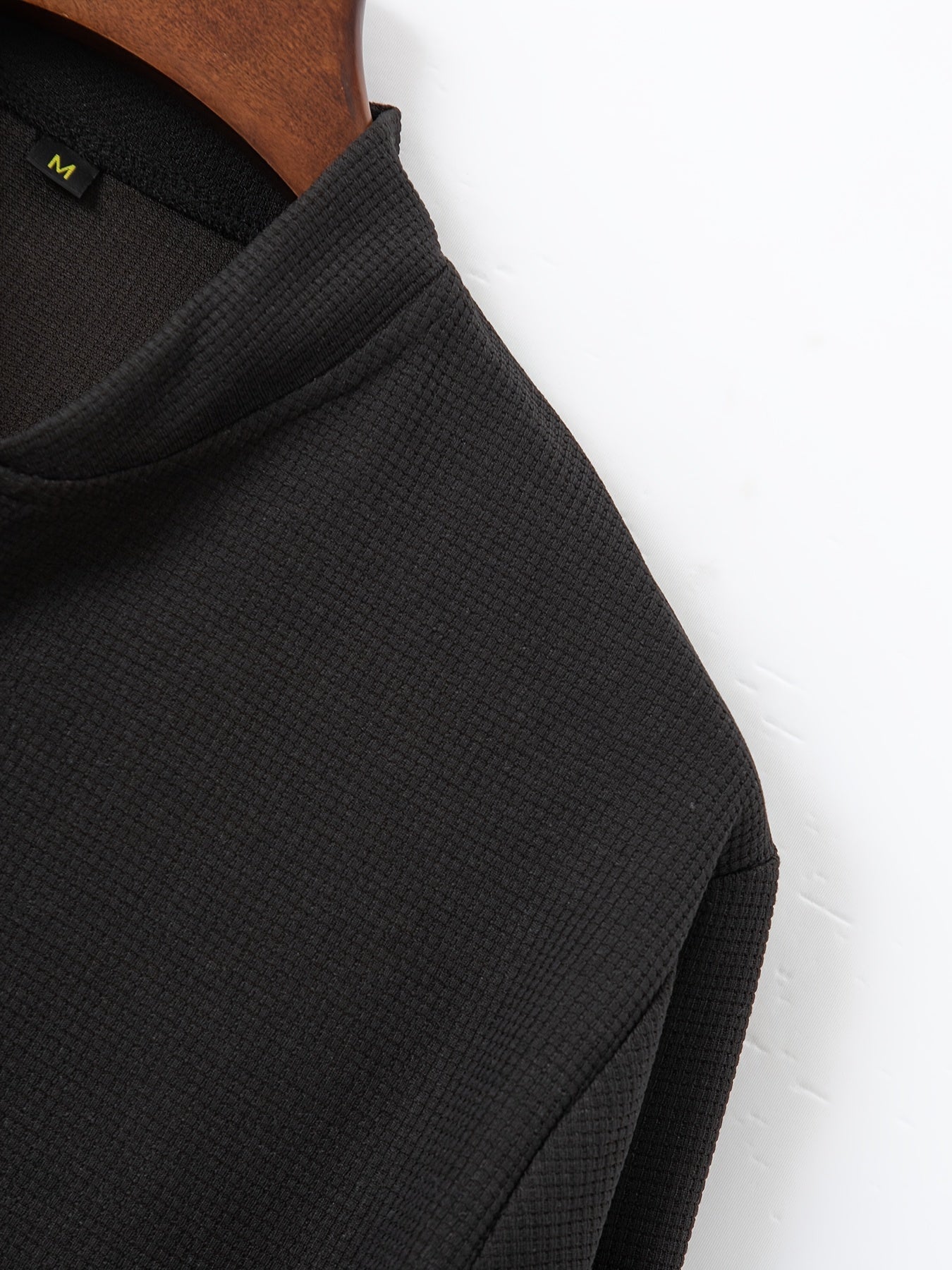 Բեյսբոլի օձիքով բաճկոնի և տաբատի հավաքածու՝ վաֆլի գործվածքից