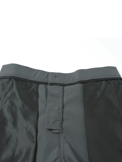 Men's Convertible Hiking Pants - Durable, Zip-Off Cargo Trousers for Fishing & Running, Casual Outdoor Wear with Pockets - ayq