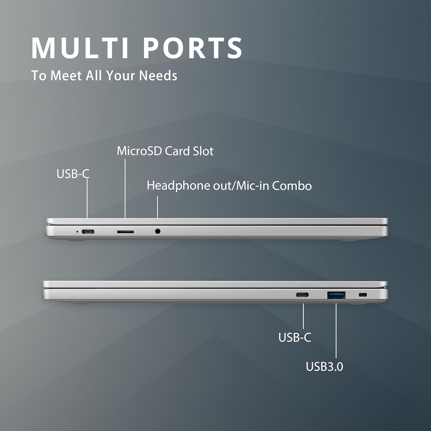 SAMSUNG Chromebook 4+ Laptop, 15.6" FHD LED Display, Intel Celeron N4000, 4GB RAM, 64GB Emmc, HD Webcam, Wi-Fi 5, Bluetooth, Chrome OS, Platinum Titan, 32GB USB Card