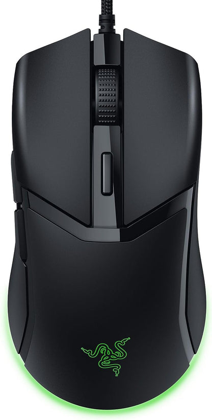 Razer Cobra Gaming Mouse: 58G, Gen-3 Optical Switches, Chroma RGB Lighting, 8500 DPI Sensor, PTFE Feet, Speedflex Cable - Black