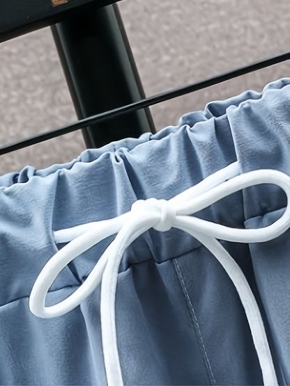 Տղամարդկանց գարուն-աշուն բացօթյա սպորտաձևերի մարզումների համար նախատեսված ամենօրյա գունային բլոկներով կարված վերնաշապիկով, կարգավորվող հավաքածու՝ տնային վերնաշապիկով և տաբատով, նորաձև քամուց պաշտպանող բաճկոնով, տաբատով, երկկտոր կոստյումով