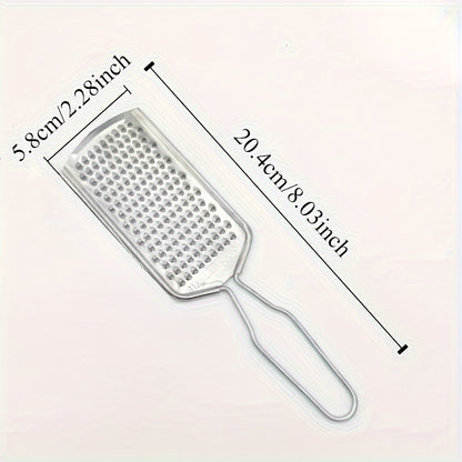 Բազմակողմանի չժանգոտվող պողպատից պանրի քերիչ և մրգերի կեղևիչ - շարժական խոհանոցային հարմարանք ցիտրուսների, կարտոֆիլի և սեխի համար