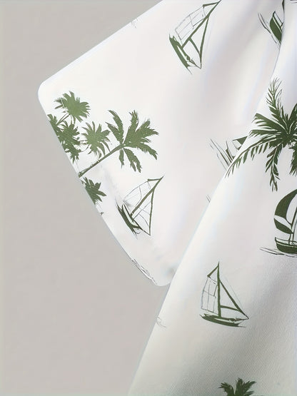 Տղամարդու 3D տպիչով տպագրված առօրյա վերնաշապիկի և շորտերի հավաքածու