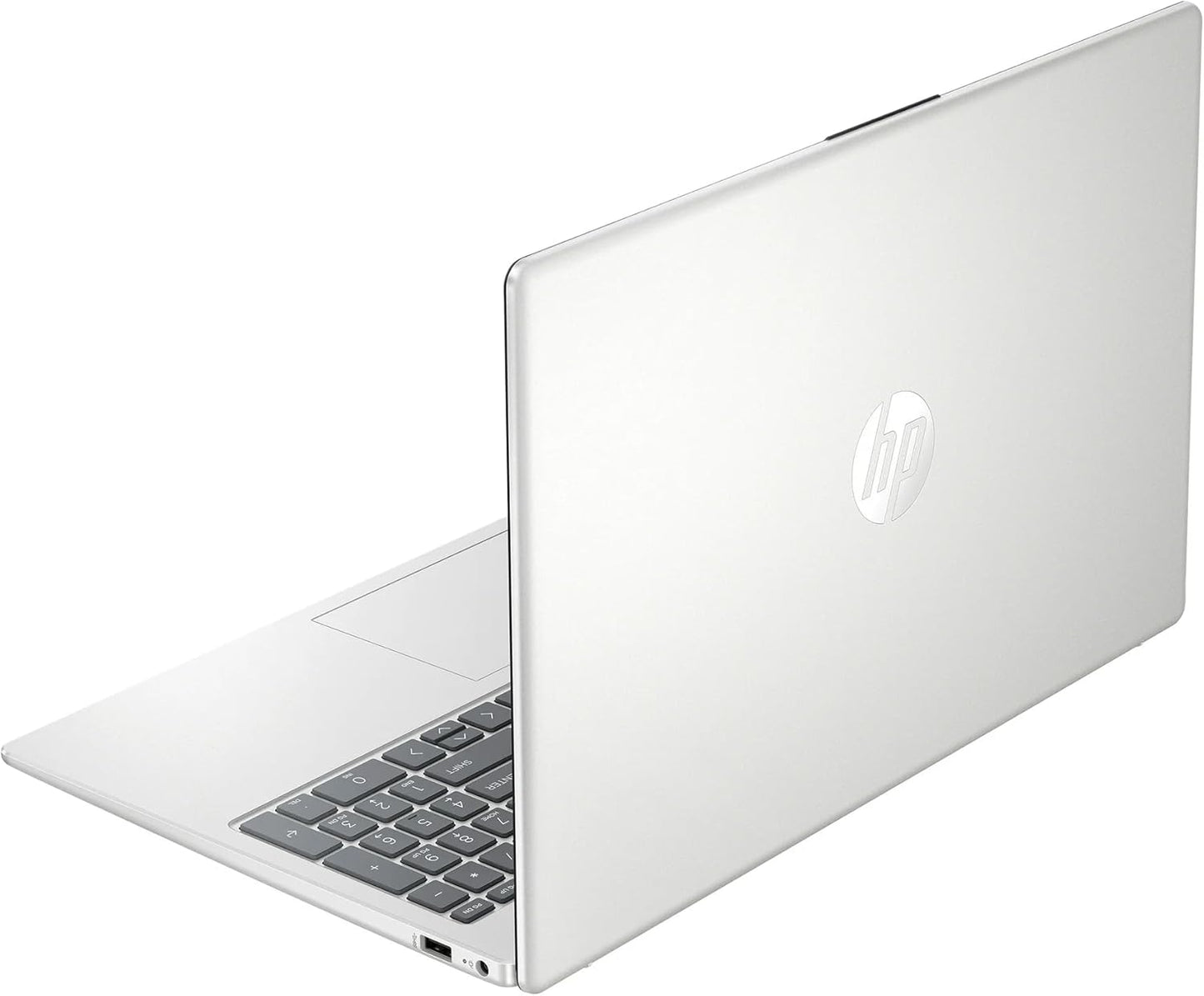 HP 15.6" FHD Business & Student Laptop Computer, 64GB RAM 2TB SSD, 10-Core Intel Core I5, Windows 11 Pro Laptop with Microsoft Office Home & Business Included, PLUSERA Earphones, Silver