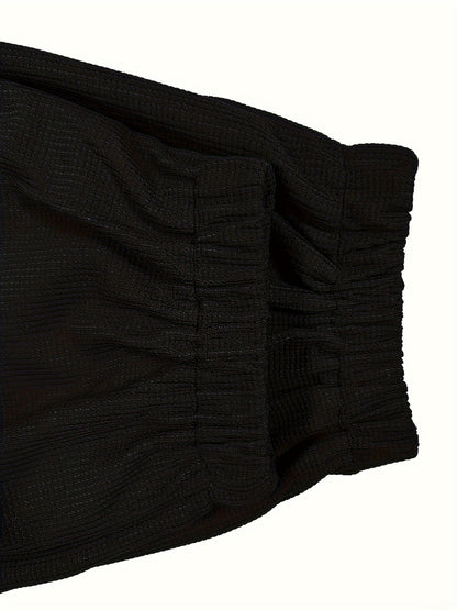 Տղամարդու առօրյա երկար թևքերով տպագիր կոստյումի հավաքածու