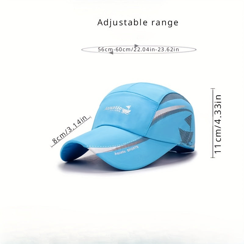 Unisex կարգավորվող պոլիեսթեր բեյսբոլի գլխարկ՝ բադի լեզվով, արևապաշտպան բացօթյա ձկնորսական գլխարկ, միայն ձեռքի լվացում, հյուսված, ձգվող փակում, տեղադրված է գարուն/աշուն սեզոնին