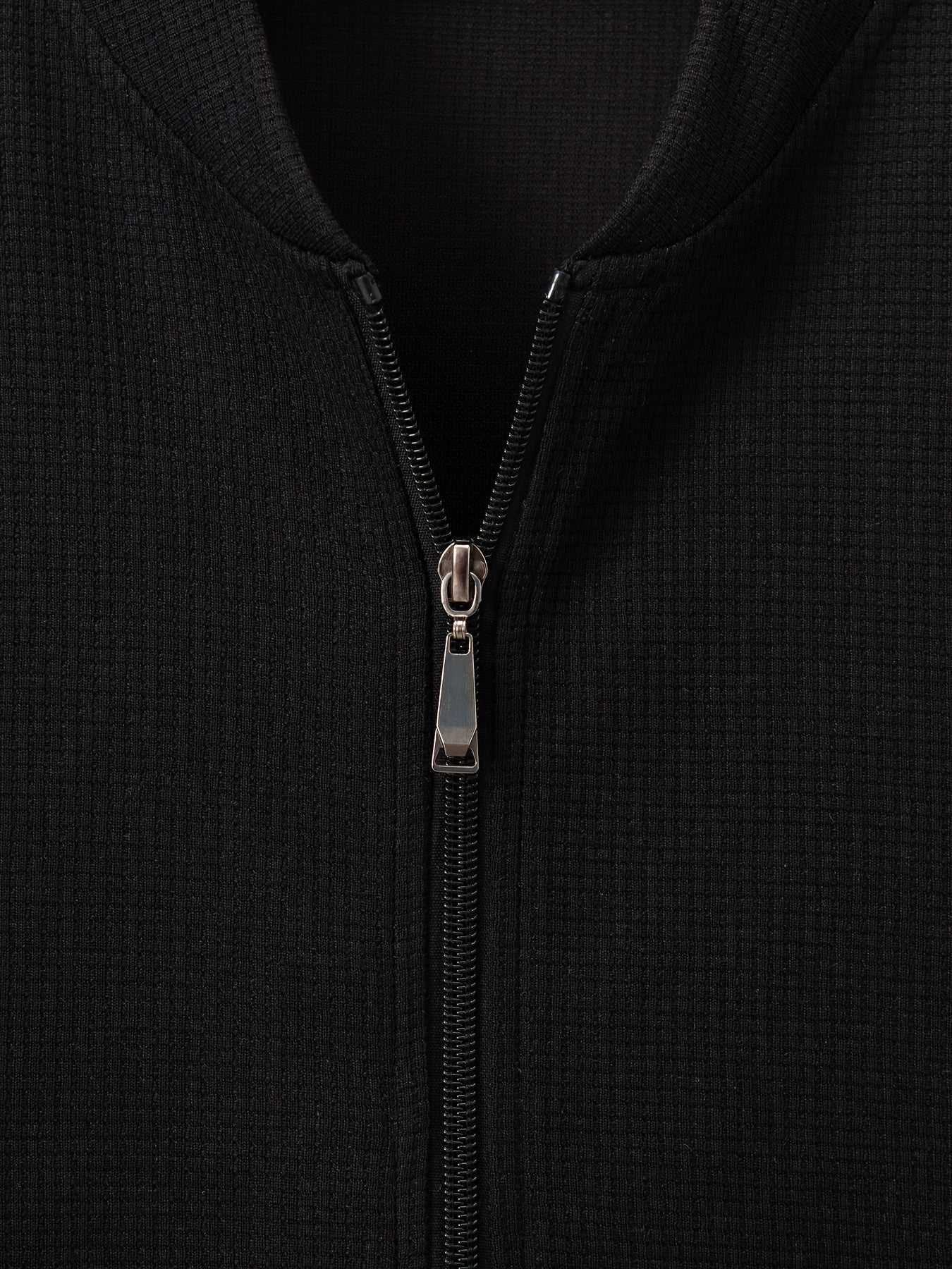 Բեյսբոլի օձիքով բաճկոնի և տաբատի հավաքածու՝ վաֆլի գործվածքից