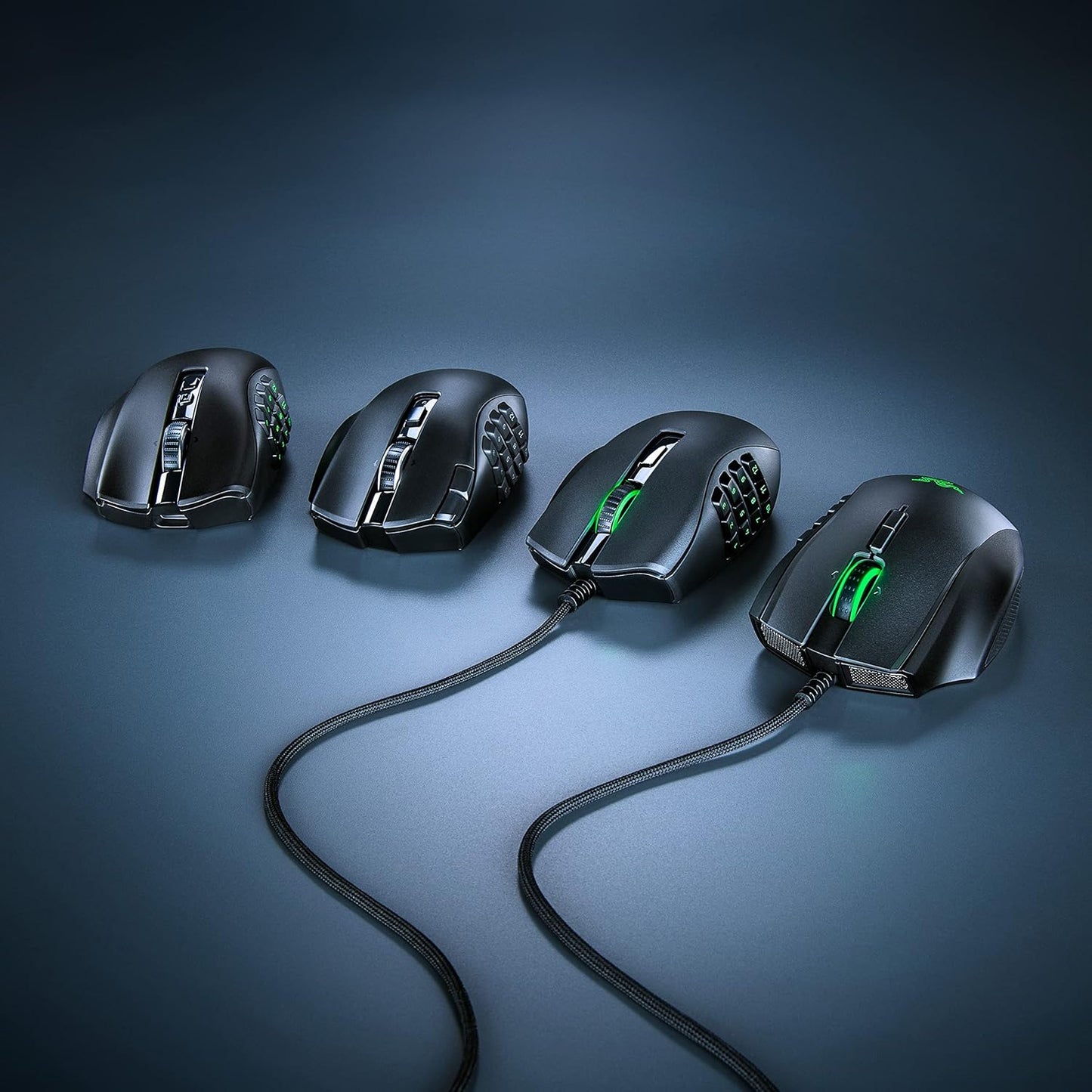 Razer Naga V2 Hyperspeed Wireless MMO Gaming Mouse: 19 Programmable Buttons - Hyperscroll Technology - Focus Pro 30K Optical Sensor - Mechanical Mouse Switches Gen-2 - up to 400 Hr Battery Life