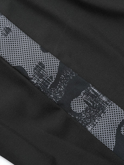 Տղամարդու կոստյում, առօրյա, նորաձև սպորտային հագուստ, երկար թևքով բաճկոն, գործված գլխարկով բաճկոն, սպորտային երկար տաբատ, տղամարդու գործված խոնավությունը կլանող երկար տաբատ, քրտինքը դիմացկուն