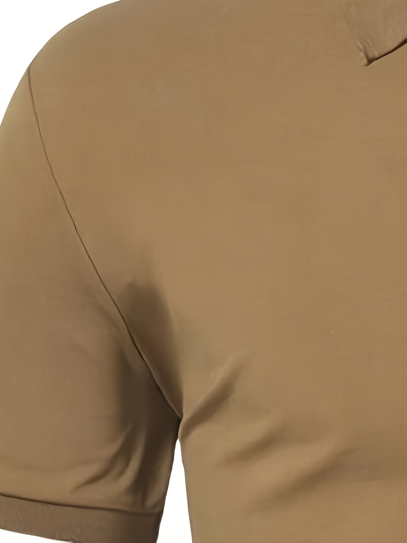 Տղամարդու առօրյա, ձգվող, միագույն, կայծակաճարմանդով և կոճղակապով գոլֆի վերնաշապիկ, ամառային, տղամարդու, փողոցային հագուստ