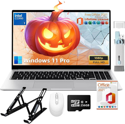 SAMSUNG Galaxy Book4 Business Laptop - 15.6" FHD Display, Intel 10-Core 7-150U, 16GB RAM, 1TB SSD, Backlit Keyboard, Wifi, Windows 11 Pro, with Accessories