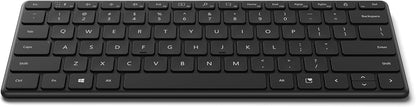 Microsoft Designer Compact Keyboard - Matte Black. Standalone Wireless Bluetooth Keyboard. Compatible with Bluetooth Enabled Pcs/Mac
