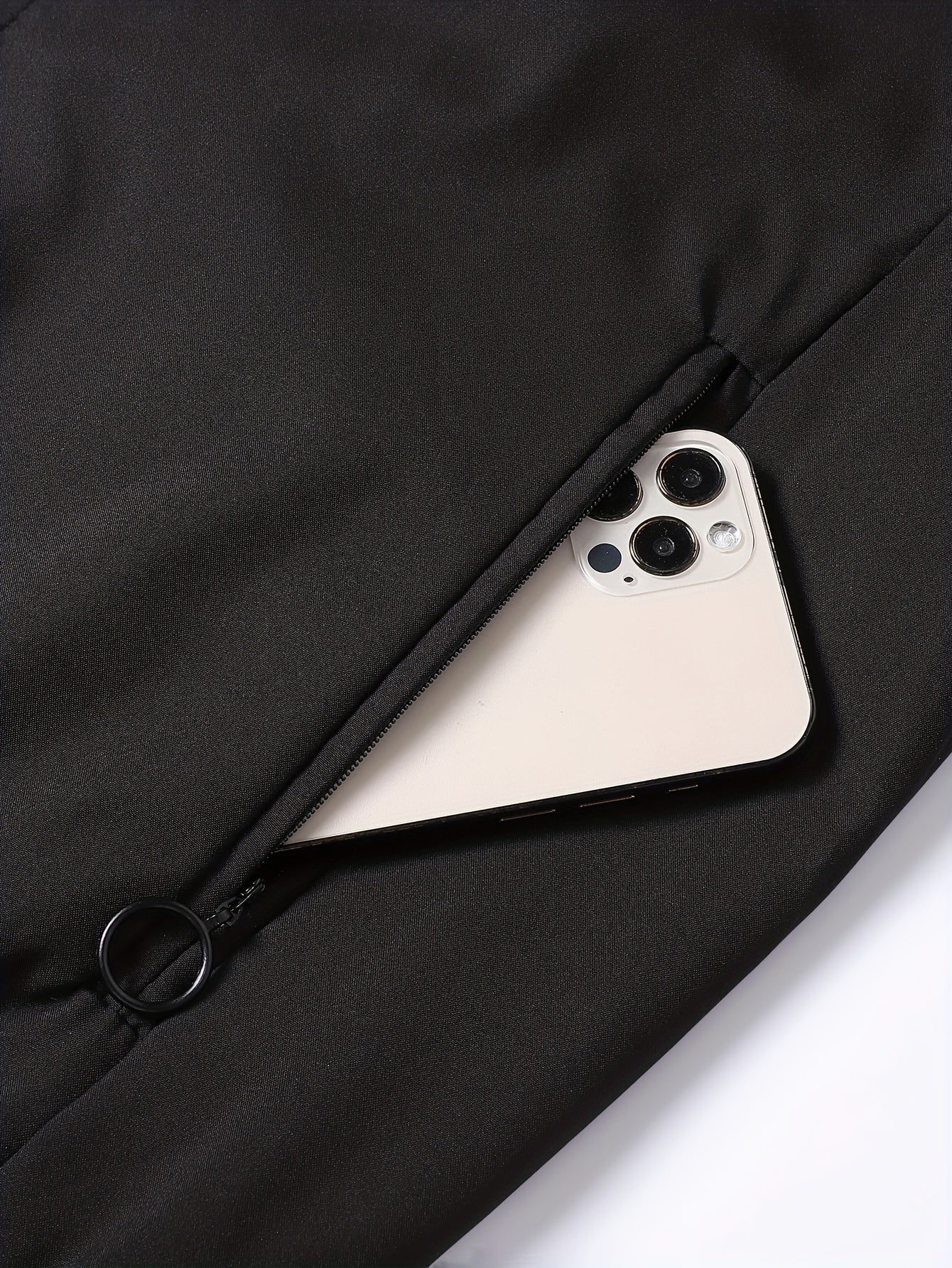 Տղամարդու առօրյա աշխատանքային բաճկոնի և տաբատի հավաքածու, միագույն, երկար թևքերով, սովորական չափսի, գրպաններով, գարնան/աշնան համար, առօրյա հագուստ, առօրյա հագուստ|Առօրյա ոճ|Միագույն բաճկոն