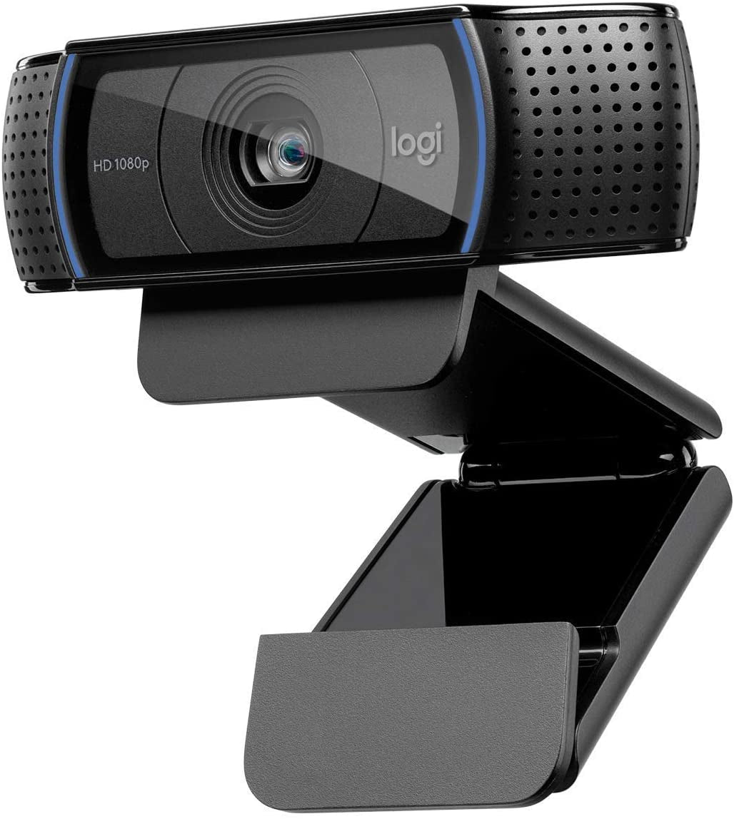 Logitech HD Pro Webcam C920, Widescreen Video Calling and Recording, 1080P Camera, Desktop or Laptop Webcam