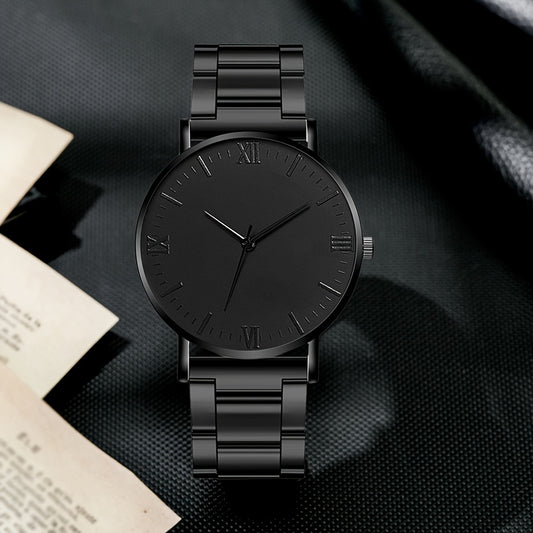 Stylish Men's Quartz Watch - Perfect for Everyday & Special Occasions, Zinc Alloy Case & Band, Round Dial, Ideal Gift - Ayq