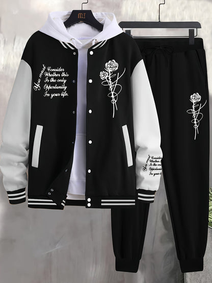 Տղամարդու սպորտային բաճկոն վարդագույն բեյսբոլի կոստյում - Xingfan OBM