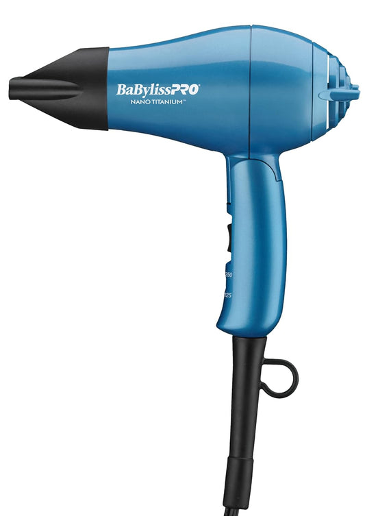 Babylisspro Nano Titanium Travel Dryer, Blue