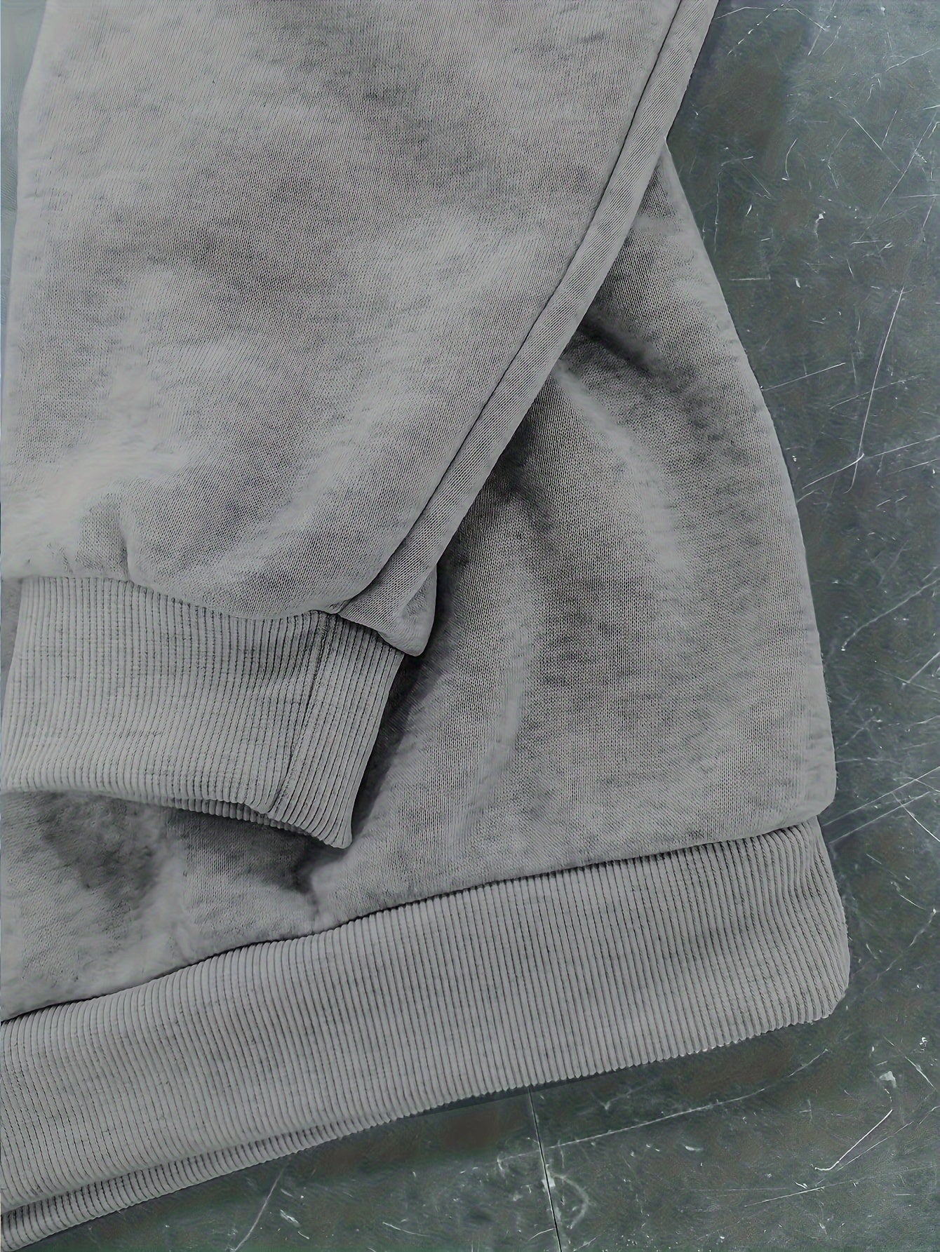 Women's Casual Heather Gray Half-Zip Sweatshirt - Soft Polyester & Elastane Blend, Long Sleeve, Stand Collar, Machine Washable - Perfect for Spring/Fall - ayq