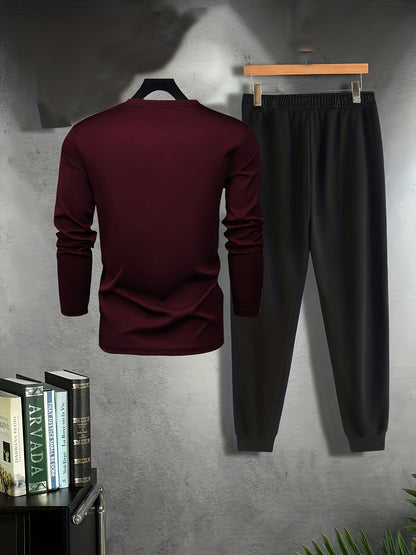 Տղամարդկանց առօրյա, հարմարավետ, շնչող, տպագիր, տնային հագուստի տաբատների հավաքածու