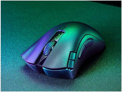 Razer Deathadder V2 X Hyperspeed: Award-Winning Ergonomic Design - Ultra-Fast Wireless - 235Hr Battery Life - 7 Programmable Buttons - Gen 2 Mechanical Switches - 5G 14K DPI Optical Sensor