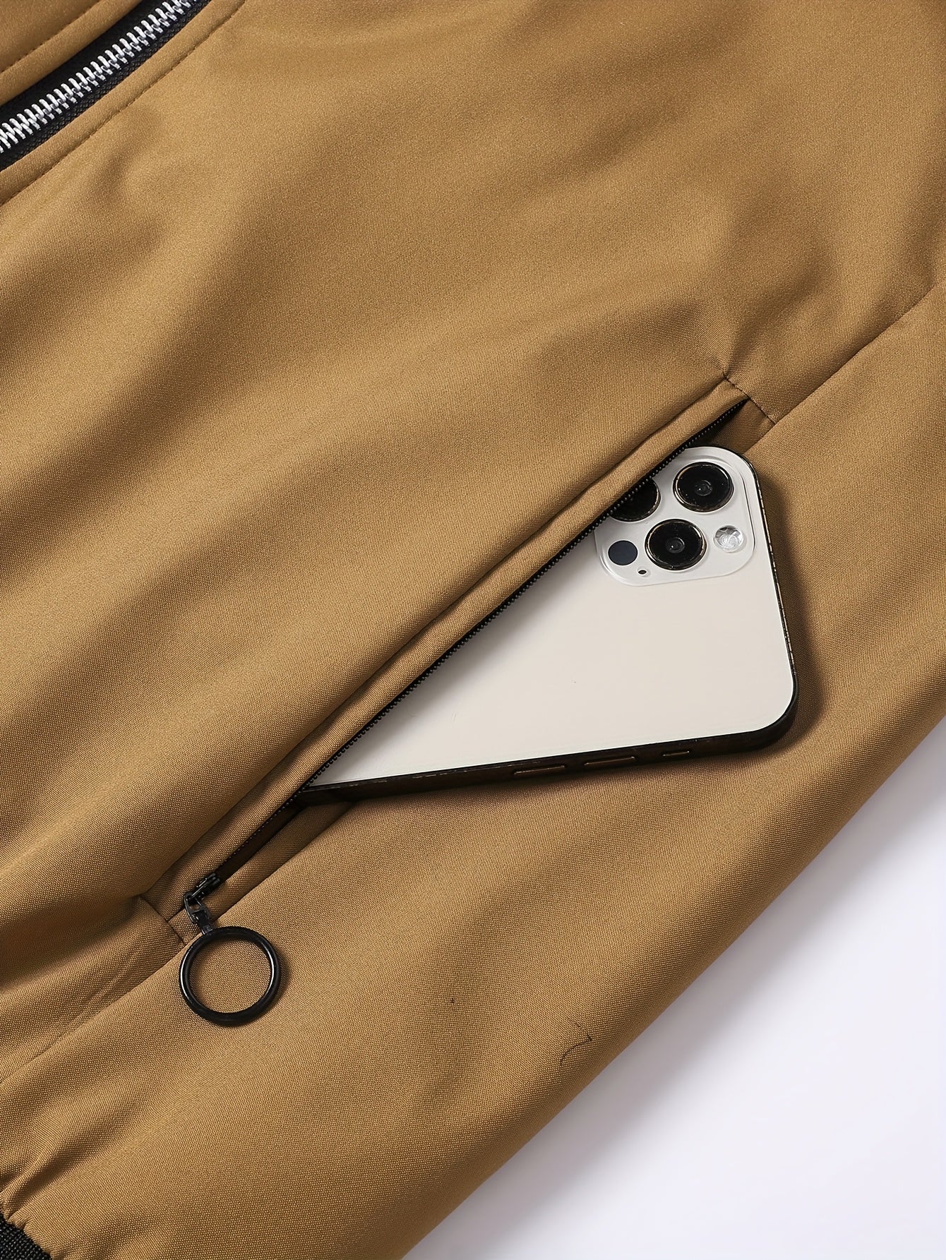 Տղամարդու առօրյա աշխատանքային բաճկոնի և տաբատի հավաքածու, միագույն, երկար թևքերով, սովորական չափսի, գրպաններով, գարնան/աշնան համար, առօրյա հագուստ, առօրյա հագուստ|Առօրյա ոճ|Միագույն բաճկոն