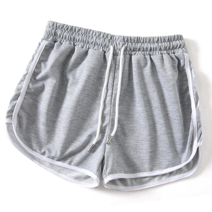 Կոնտրաստ կապող պատահական սպորտային շորտեր, ազատ շորտեր, կանացի ակտիվ հագուստ