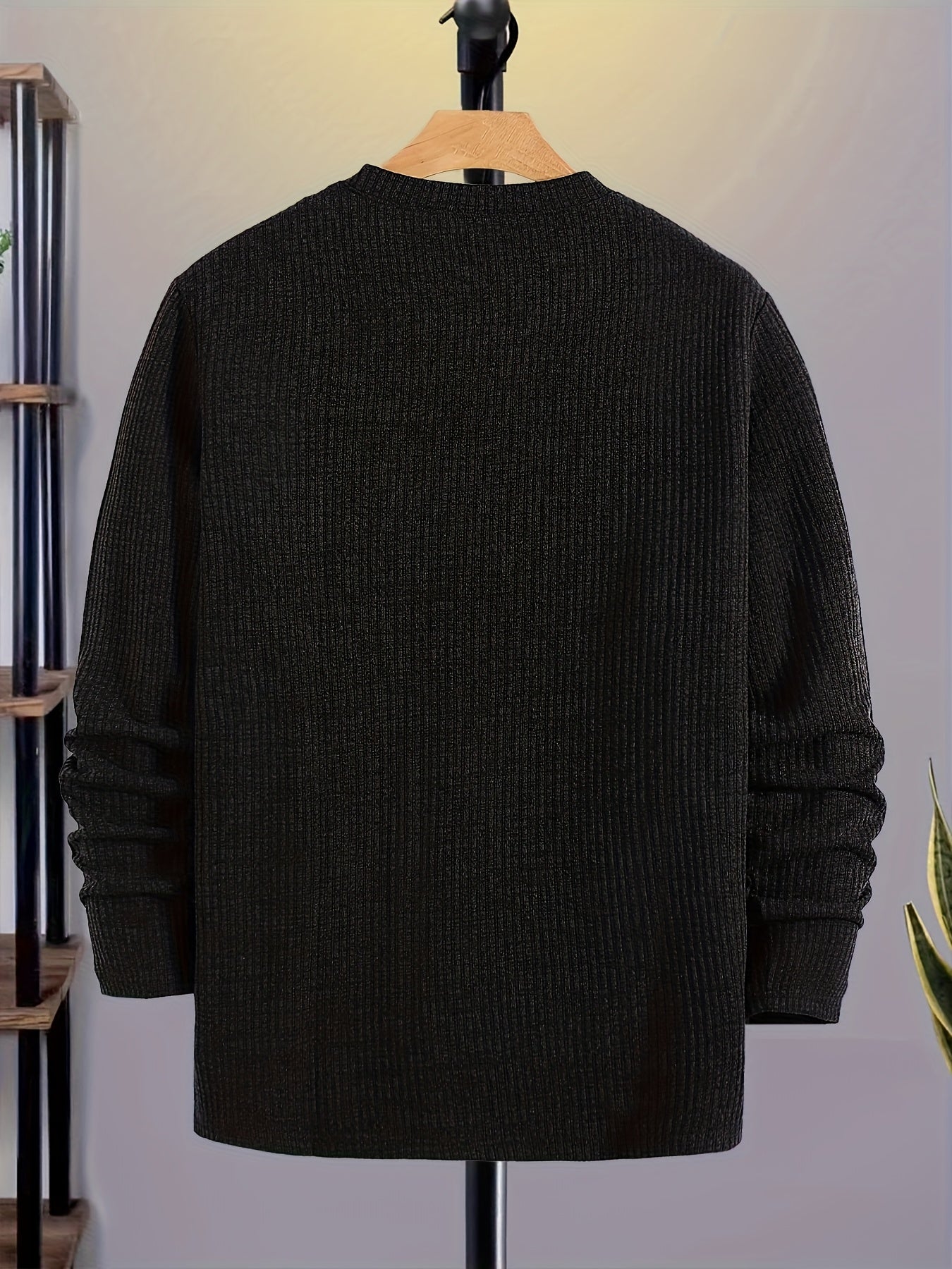 Տղամարդու տրիկոտաժե սվիտեր, գարուն/աշուն ոճի, երիզավոր մարզաշապիկ, ժակարդ, առօրյա, նորաձև, բացօթյա վերնաշապիկ